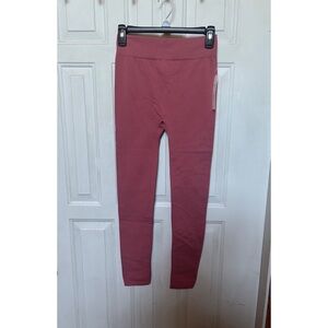 Women’s Pink Fleece Lined Leggings